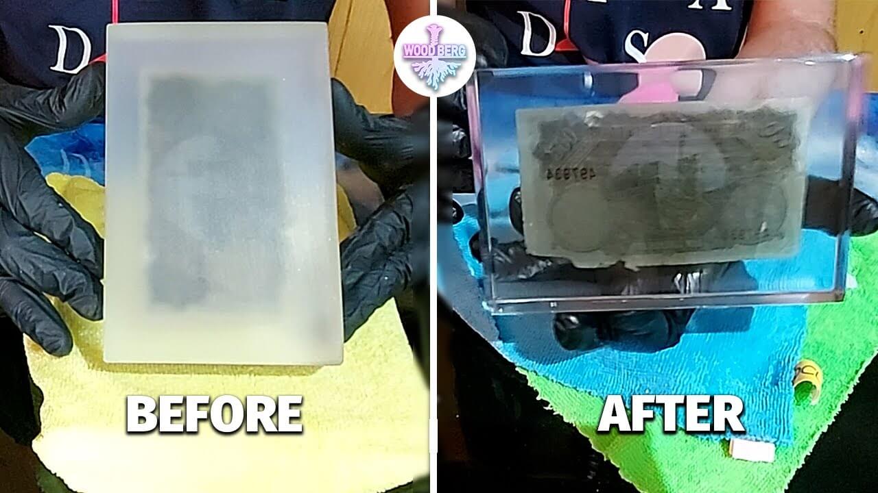 خطوات تلميع و تفنيش قطع الايبوكسي ريزن: بوليش وواكس و صنفرة