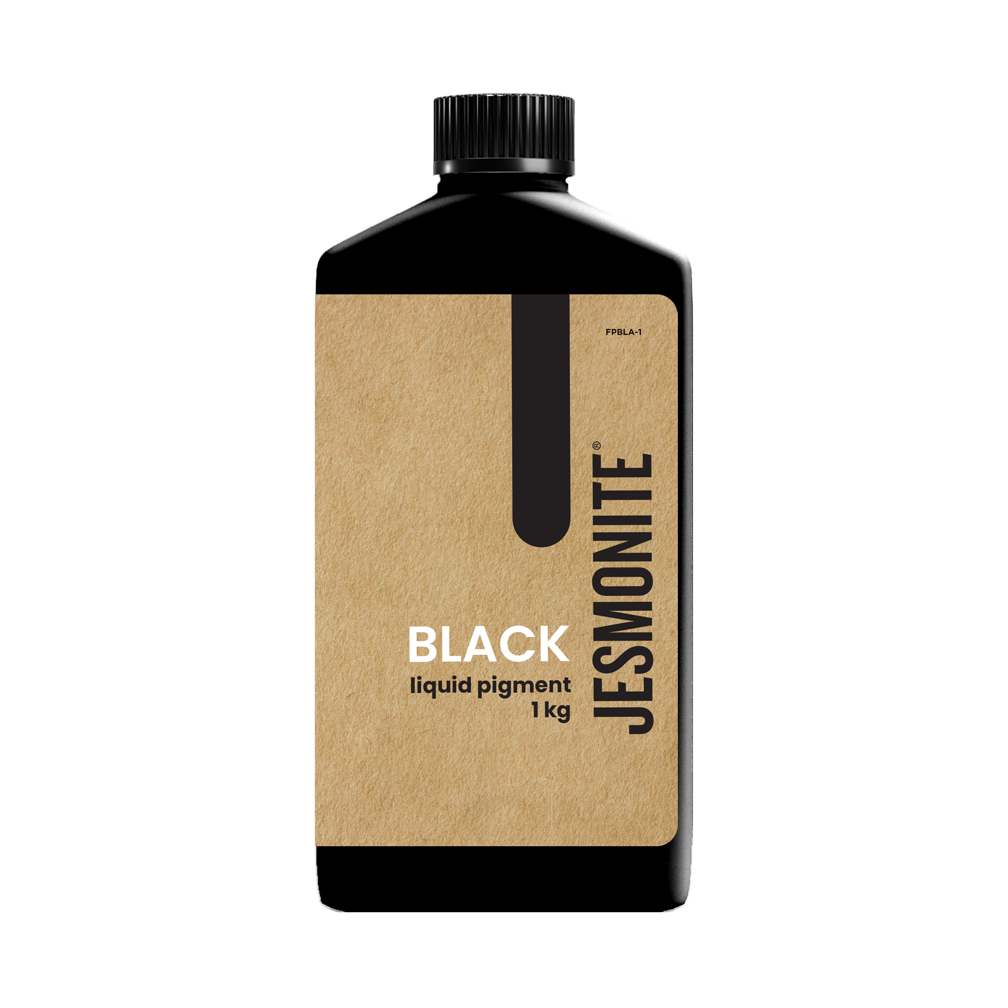 Woodberg - صبغة جيسمونايت لون اسود 1 لتر | Jesmonite Black 1 Liter