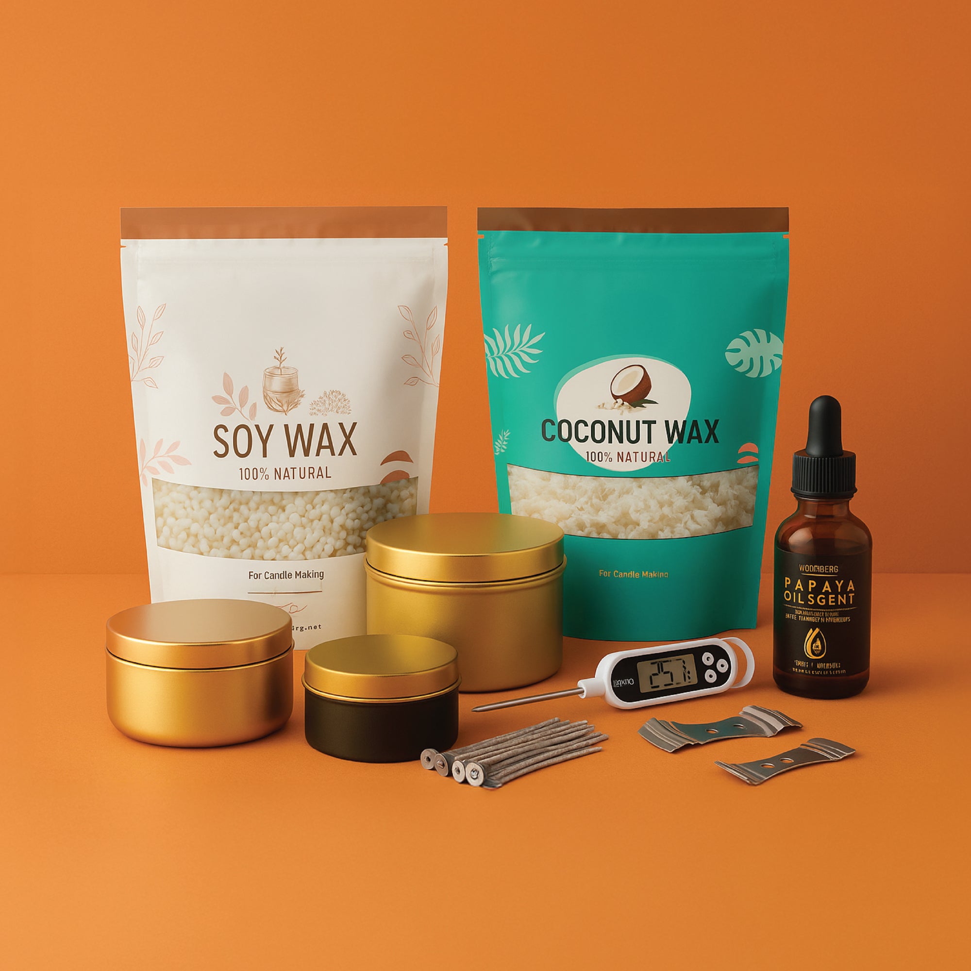 باكيج مبتدئين لصناعة الشموع – بداية رحلتك الإبداعية