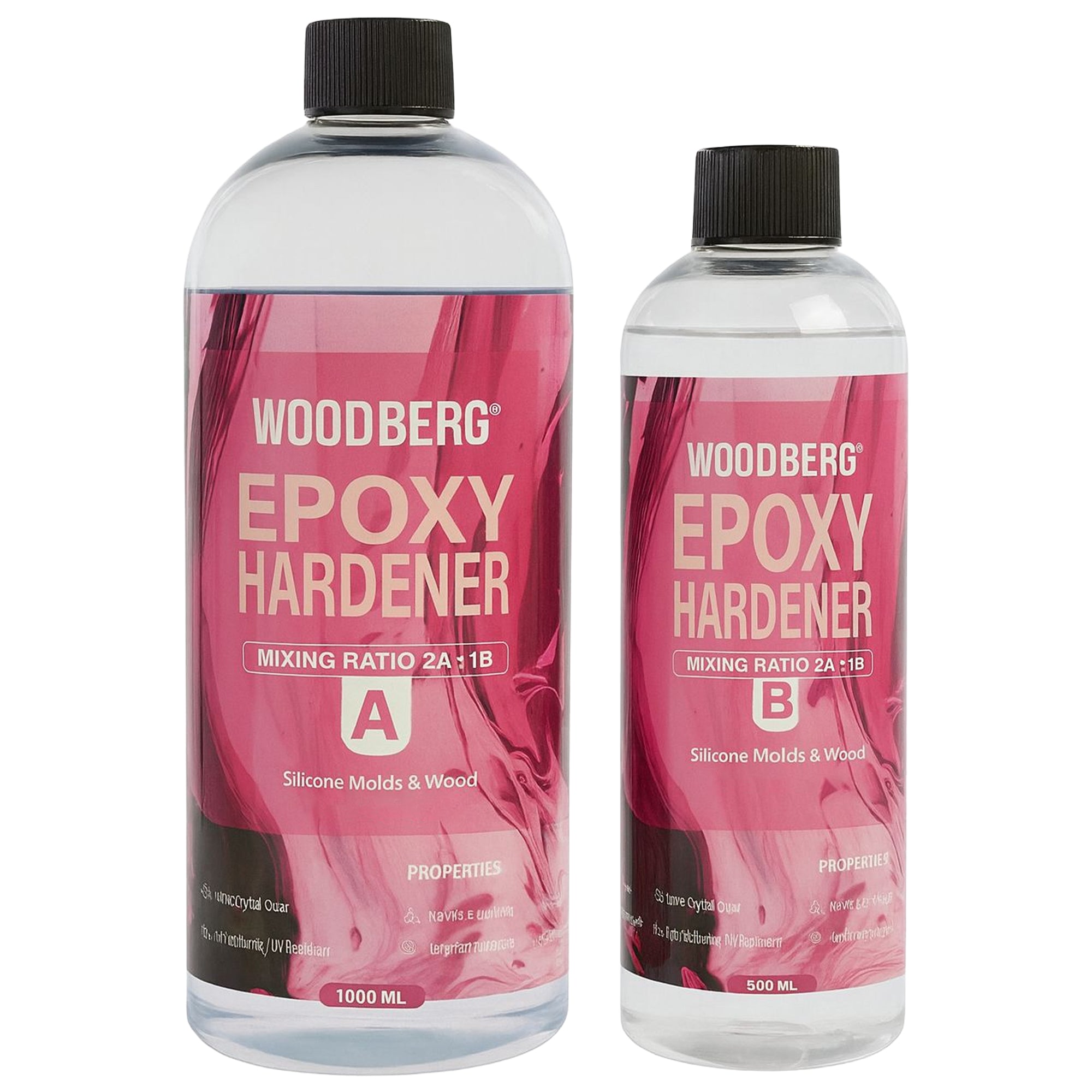 ايبوكسي ريزن 2:1 لقوالب السيليكون و كافة الأعمال - عالي الشفافية