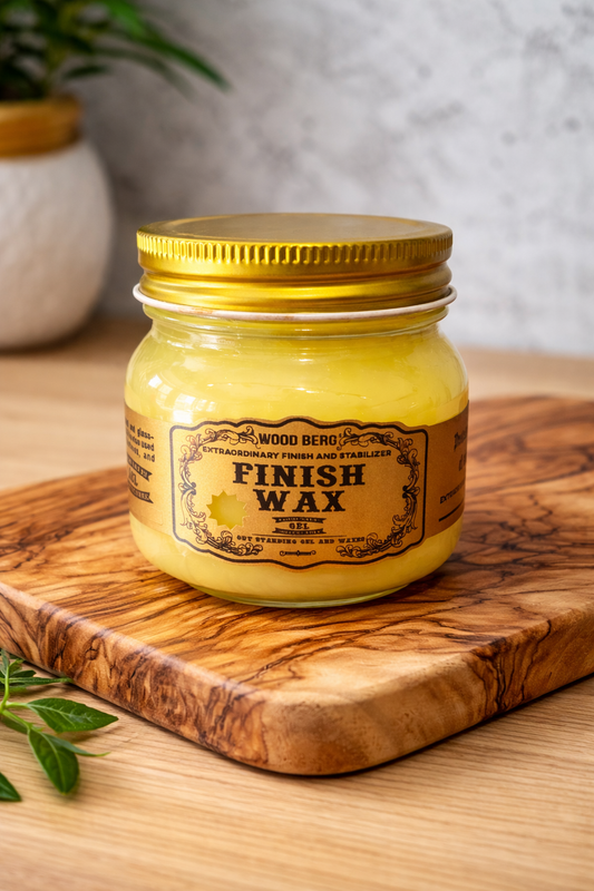 Woodberg's Finish Wax - فينيش واكس عازل للأخشاب الطبيعية و الريزن و الجيسمونايت - Woodberg