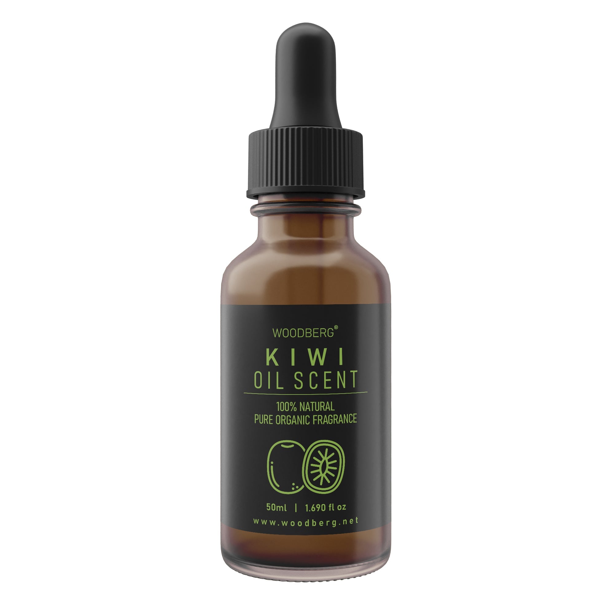 Woodberg - زيت عطري أساسي فرنسي مركز 100% برائحة الكيوي 50 مل