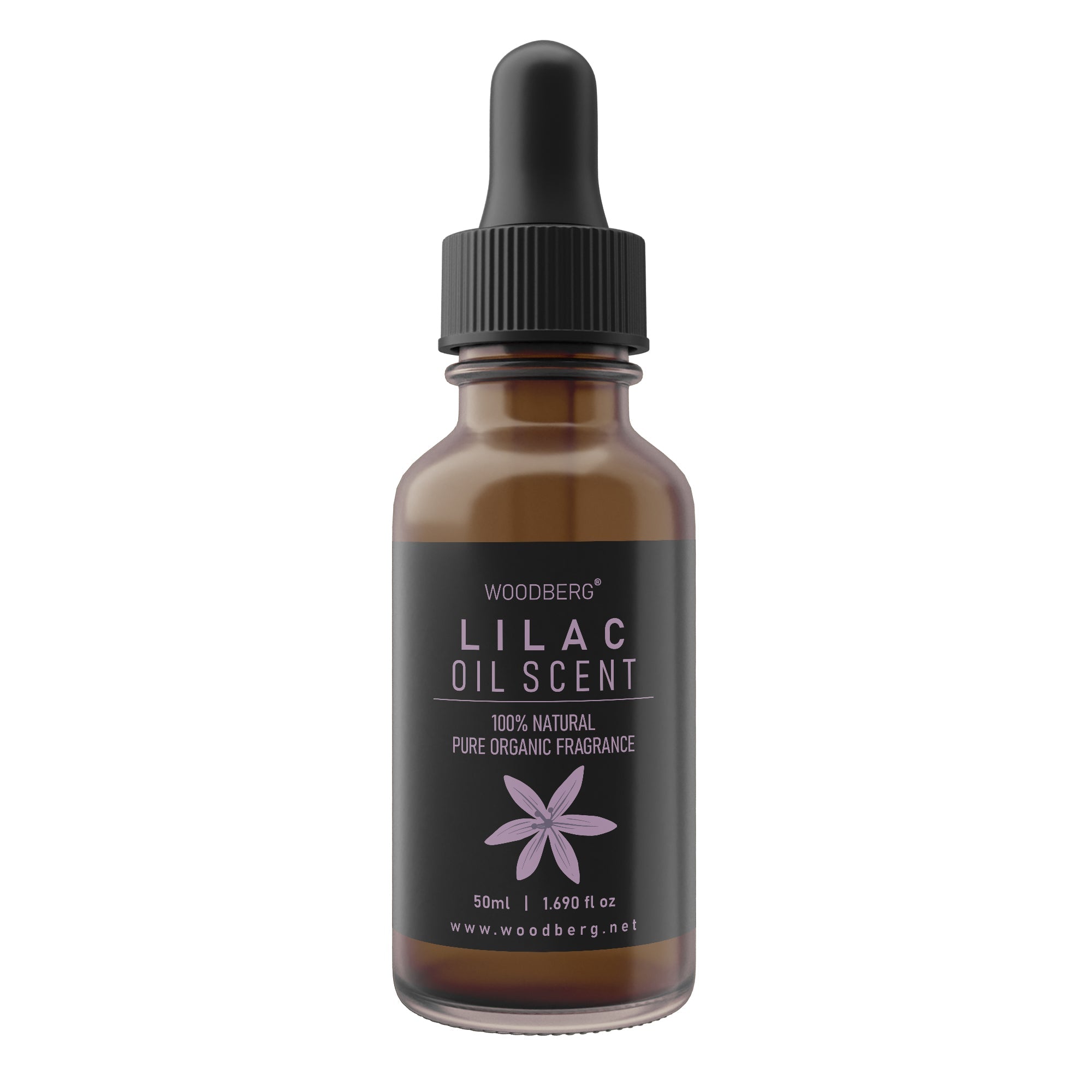 Woodberg - زيت عطري أساسي فرنسي مركز 100% برائحة الليلك 50 مل