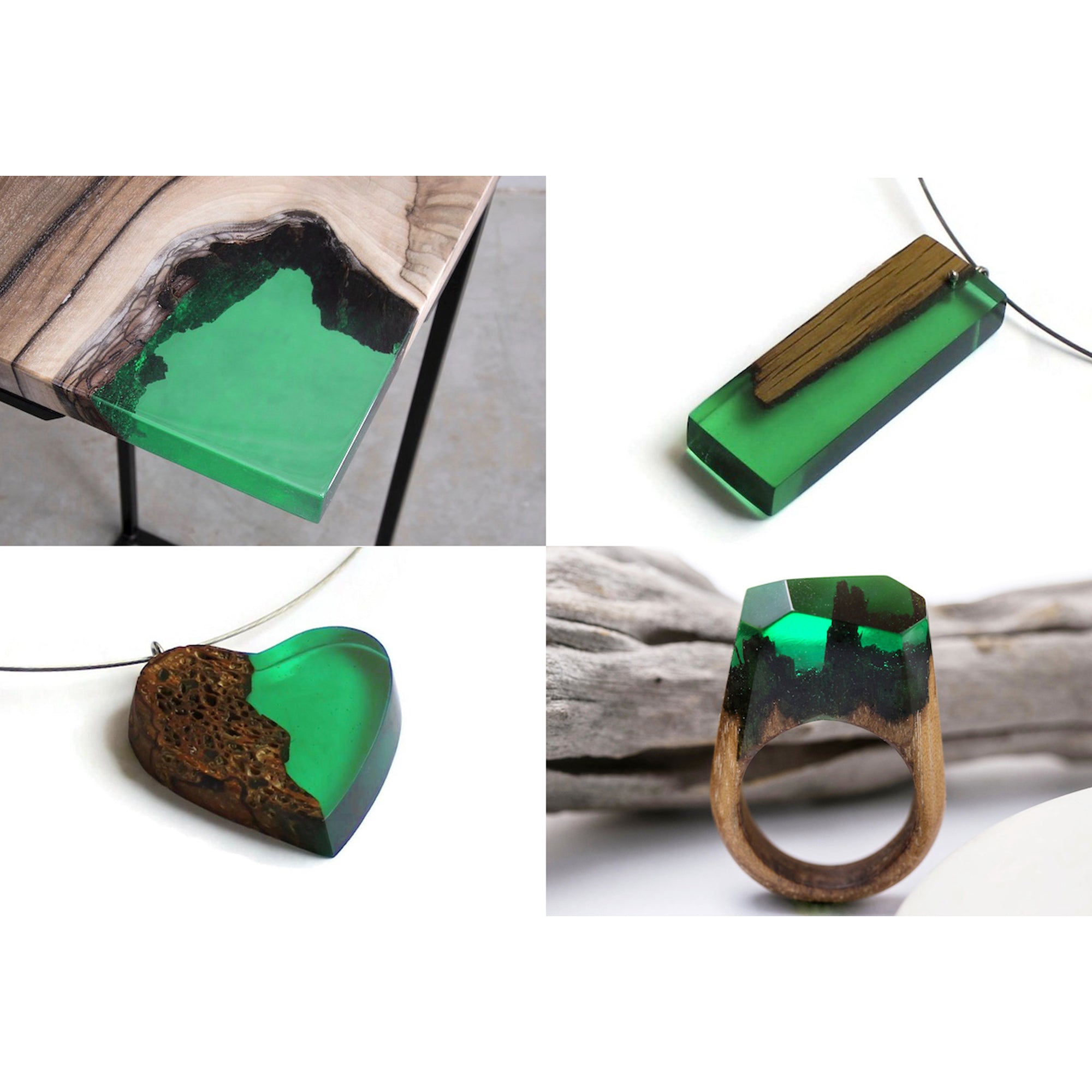 Woodberg - Farbe Fusion Green Resin Pigment | صبغة ريزن سائلة لون أخضر 35 مل