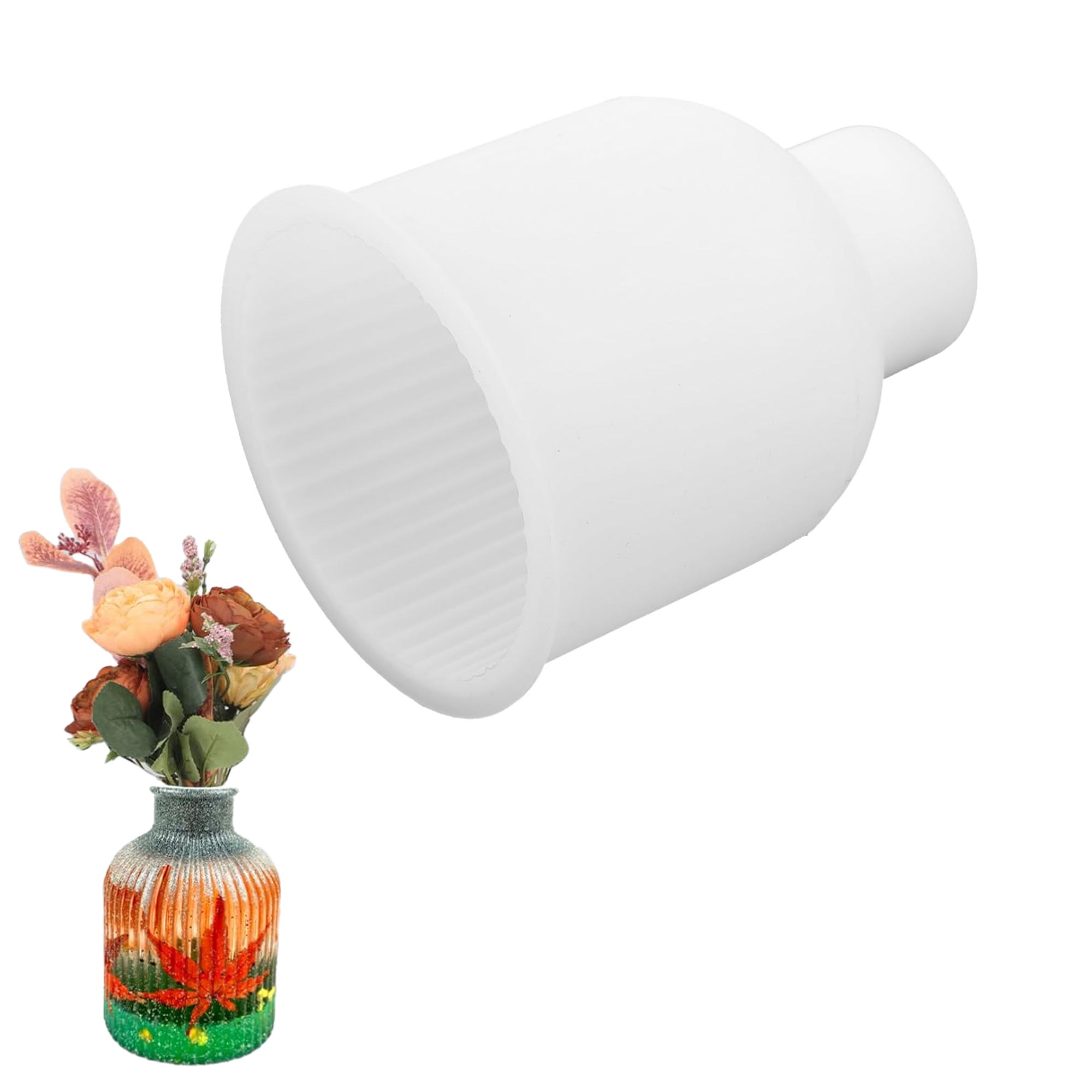 Woodberg - قالب سيليكون قواز زريعة مزهرية أو حامل فراشي للديكور كبير - للريزن و تيرازو