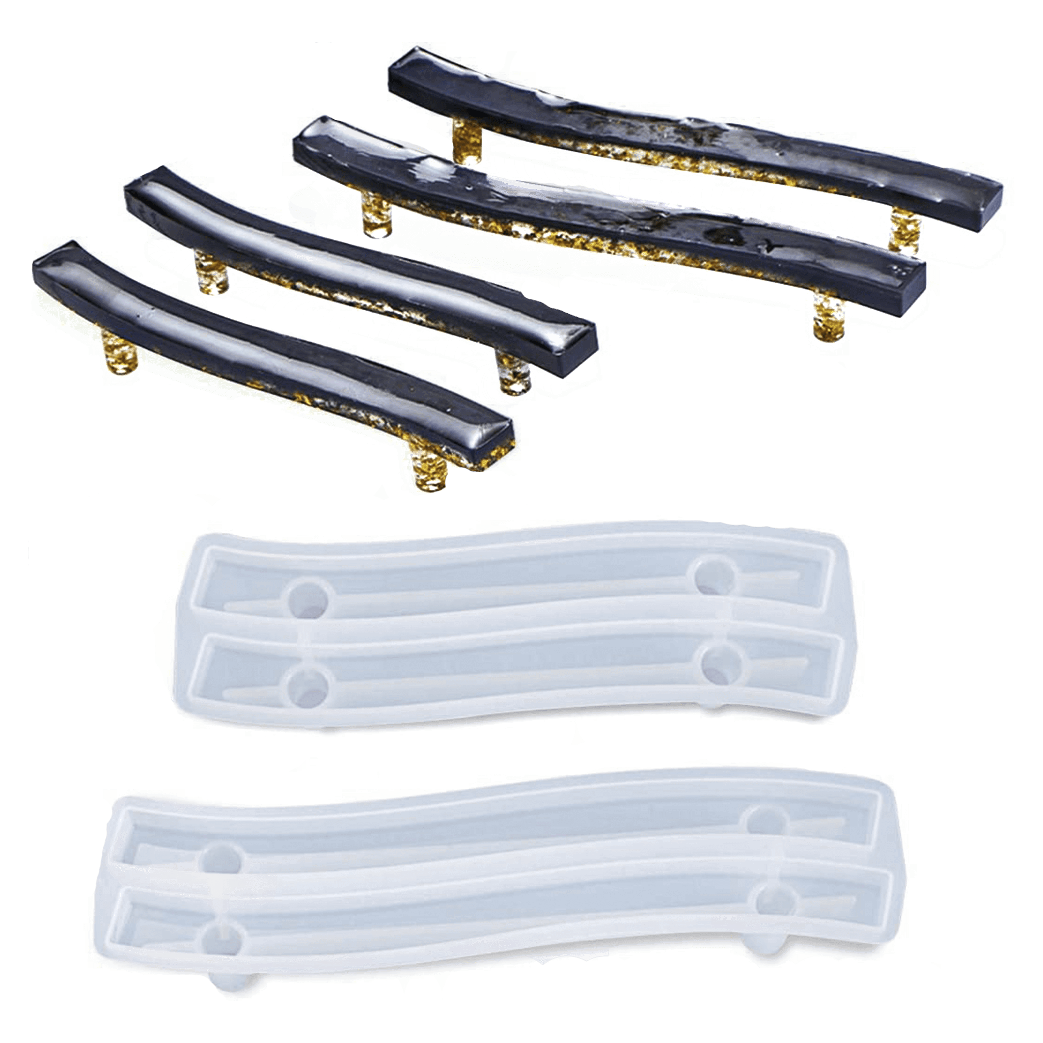 قالب سيليكون يدين صواني حجم كبير 20 سم - Woodberg