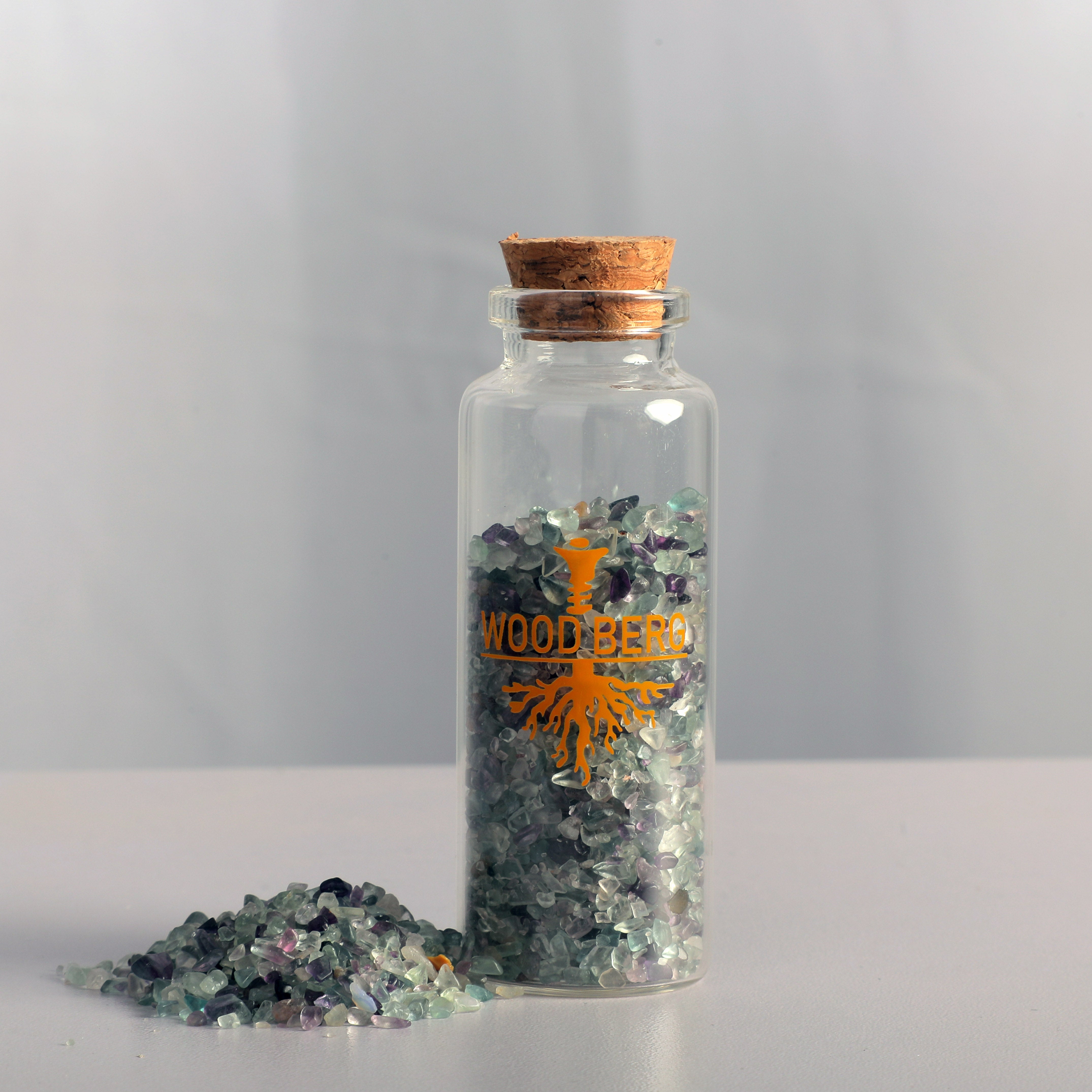 Woodberg - احجار كريستال جيود طبيعية ليلكي فيروزي