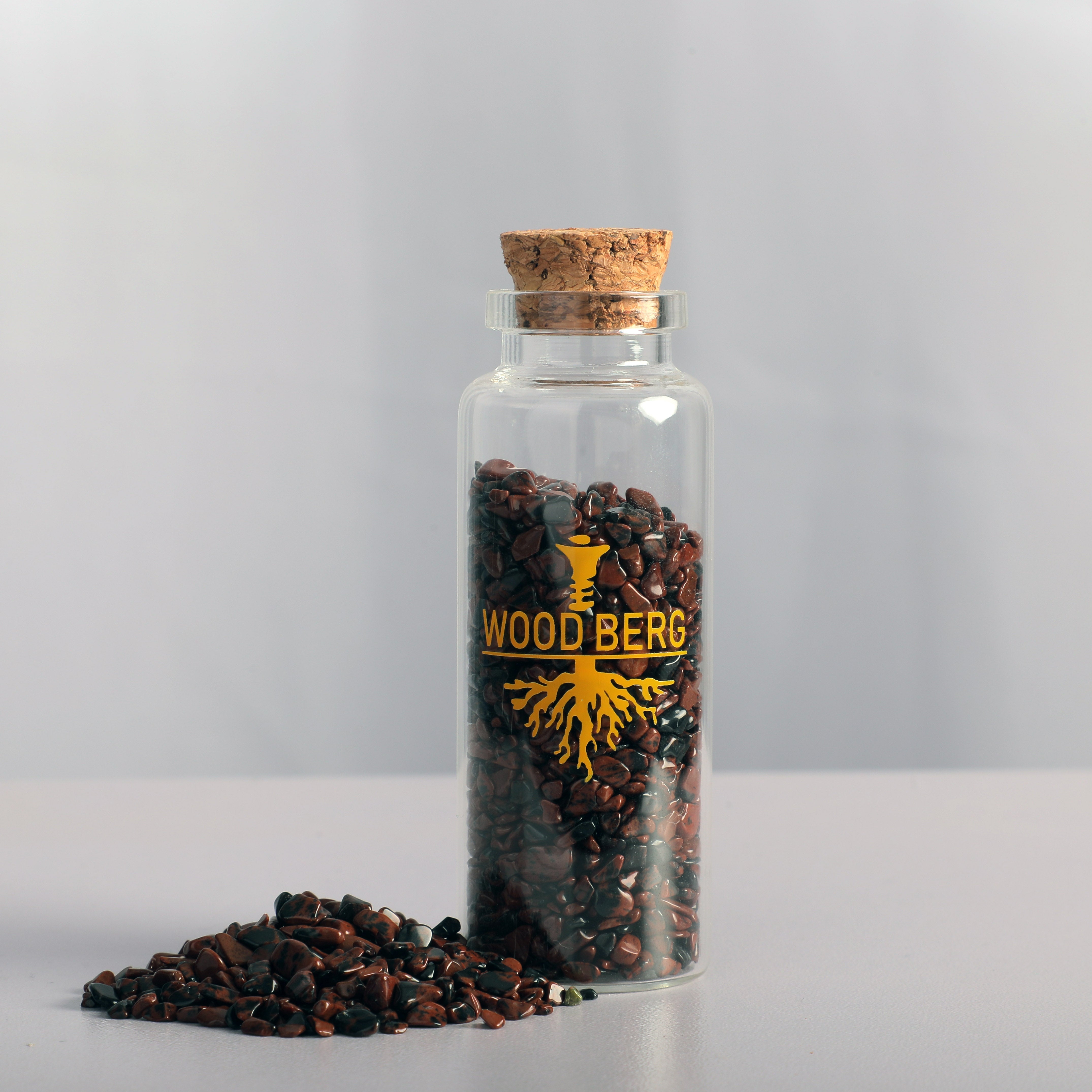 Woodberg - احجار كريستال جيود طبيعية لون بني قهوة