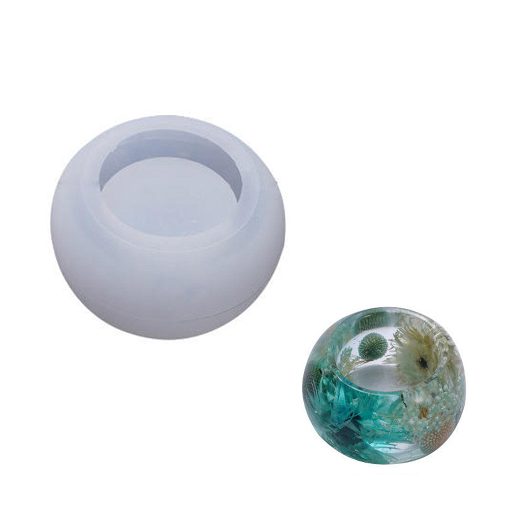 قالب سيليكون دائري متكة أو حامل شمع - Woodberg