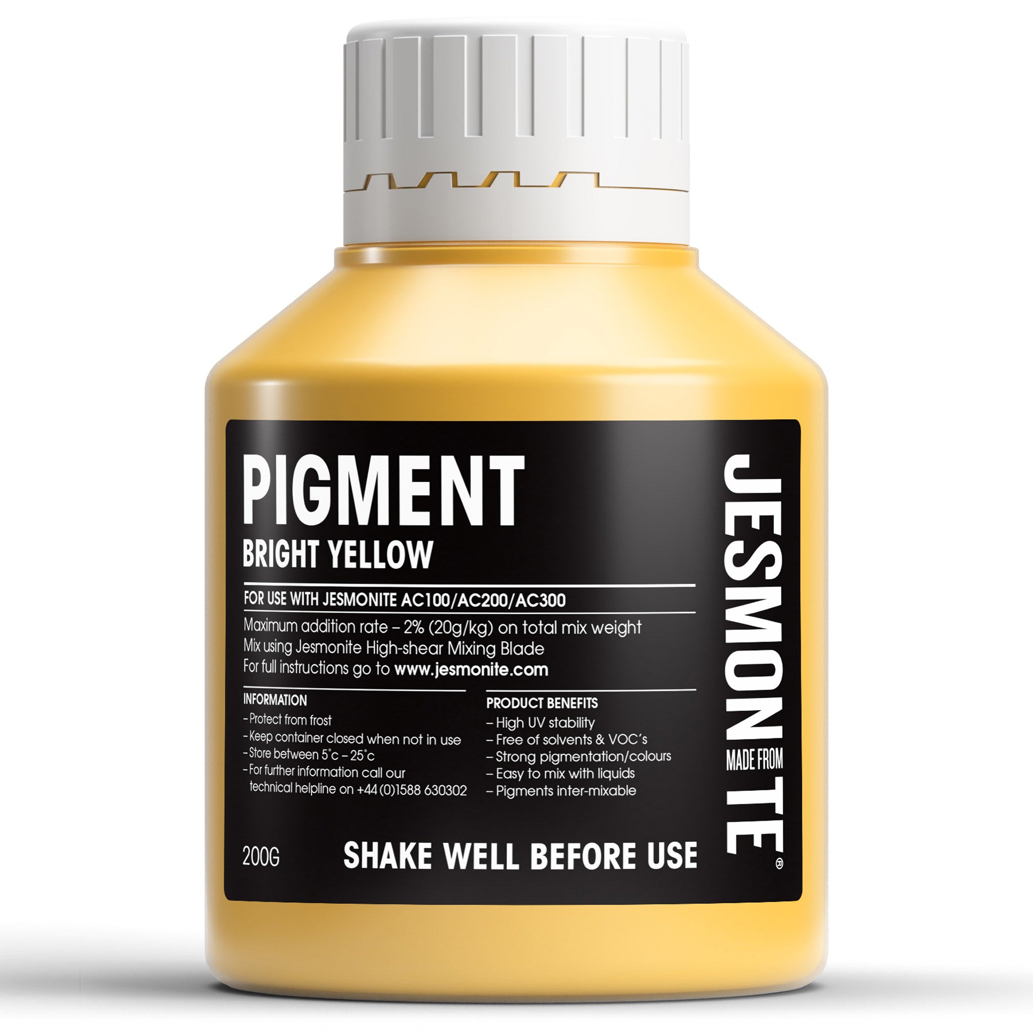 Woodberg - صبغة جيسمونايت لون اصفر فاقع 200 غرام