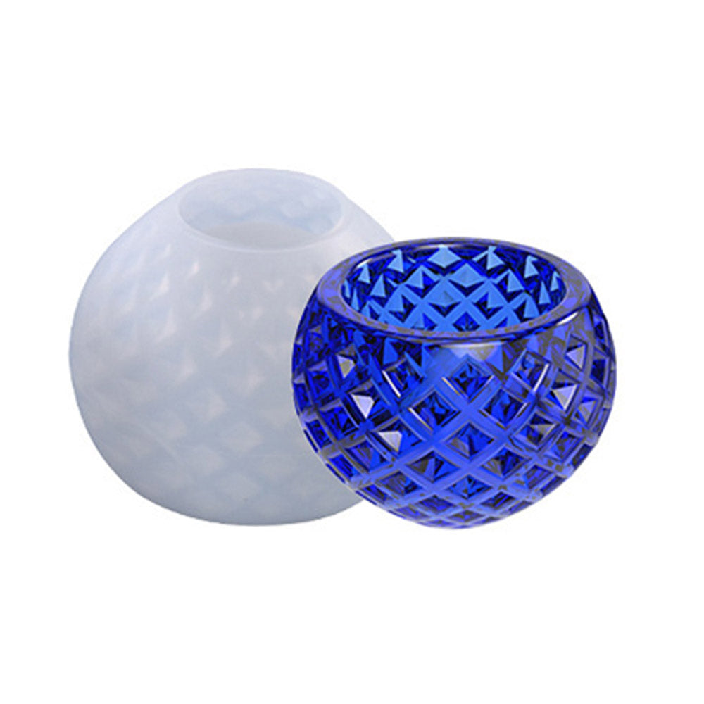 قالب سيليكون مزهرية أو حامل شمع حجم متوسط - Woodberg