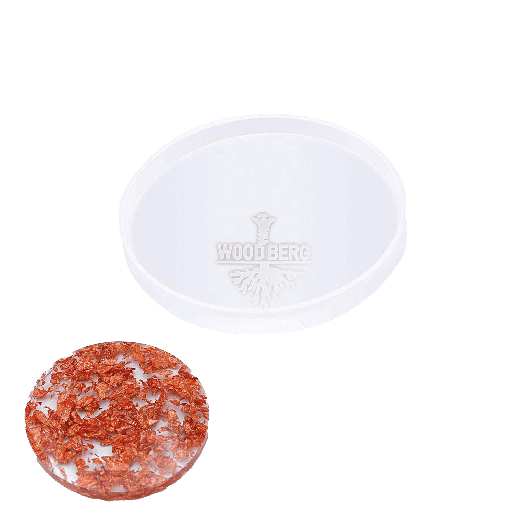 كوستر دائري للايبوكسي ريزن قطر 10 سم - Woodberg