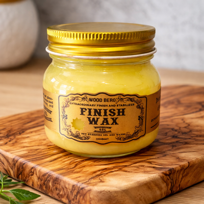 Woodberg's Finish Wax -  فينيش واكس عازل  للأخشاب الطبيعية و الريزن و الجيسمونايت - Woodberg