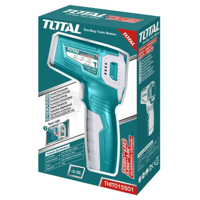Woodberg - ميزان قياس حرارة ليزر مع شاشة ديجيتال Total Tools 