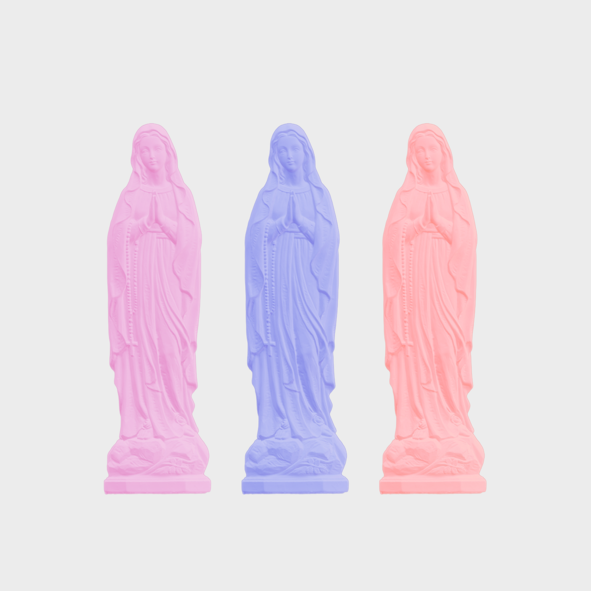 مجموعة مريم العذراء من الكونكريت