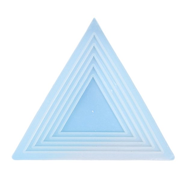 قالب سيليكون صحن مثلث كبير للريزن و الجيسمونايت - Woodberg